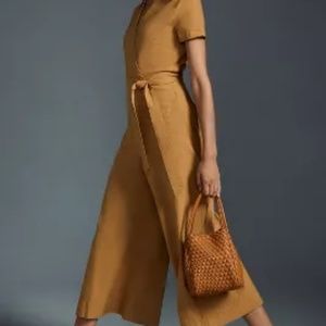 MAEVE FAUX WRAP CULOTTE JUMPSUIT